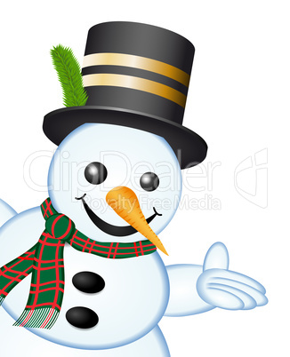 Snowman - Showing Hand