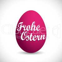 happy easter egg - frohe ostern - magenta