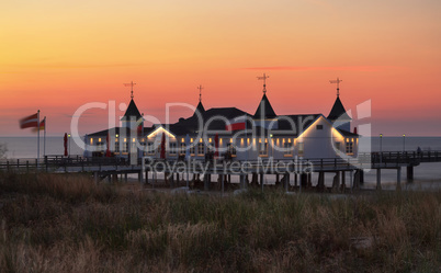 Pier in ahlbeck, Usedom Island