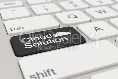 keyboard - cloud solution - black