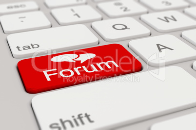 keyboard - forum - red