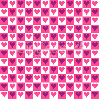 Seamless Texture - Hearts