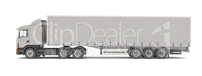 cargo truck - silver
