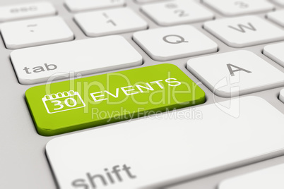 keyboard - events - green