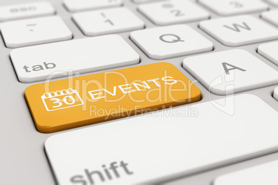 keyboard - events - orange