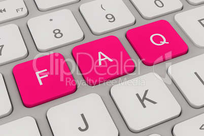 keyboard - faq - magenta