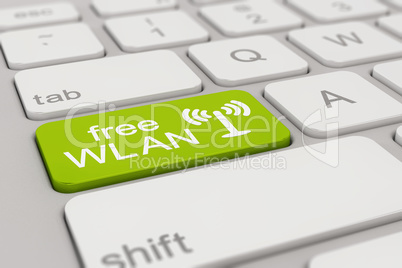 keyboard - free WLAN - green