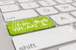 keyboard - free WLAN - green