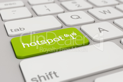 keyboard - hotspot - green