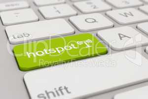 keyboard - hotspot - green