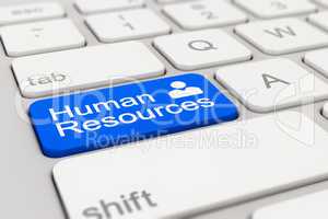 keyboard - human resources - blue