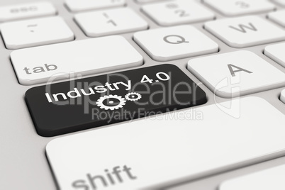 keyboard - industry - 4.0 - black