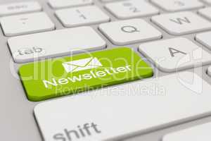keyboard - newsletter - green