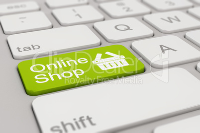keyboard - online shop - green