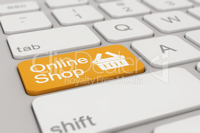 keyboard - online shop - orange