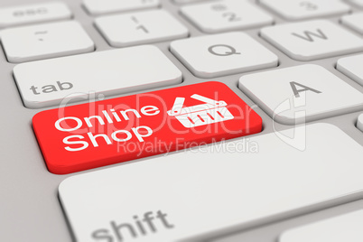 keyboard - online shop - red