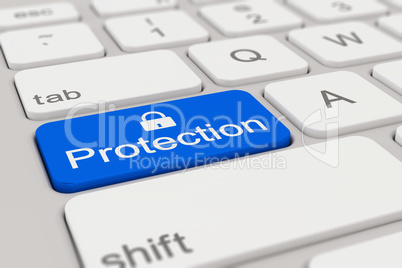 keyboard - protection - blue