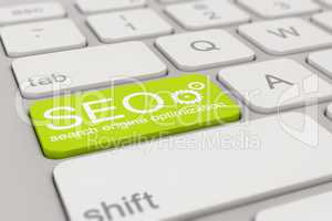 keyboard - search engine optimization - green