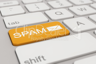 keyboard - SPAM - yellow