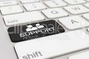 keyboard - support - black