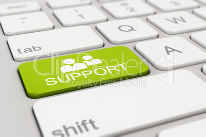 keyboard - support - green