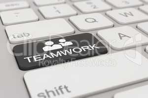 keyboard - teamwork - black