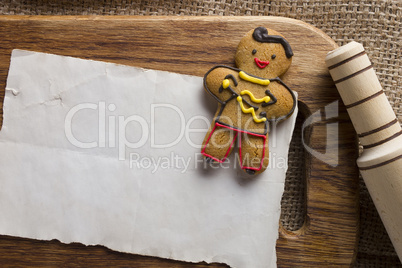 Cookies in the shape of man
