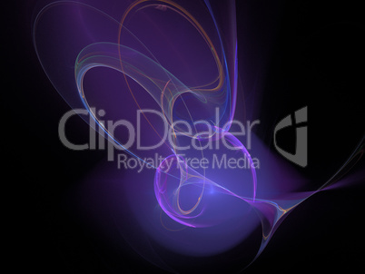 image of one Digital Fractal on Black Color image of one Digital Fractal on Black Color