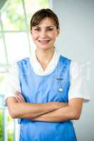 Portrait of smiling nurse