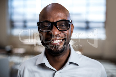 Man smiling at camera