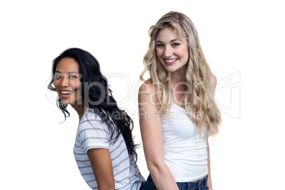 Portrait of multiethnic women smiling