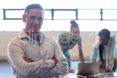 Man smiling at camera