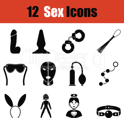 Set of sex icons