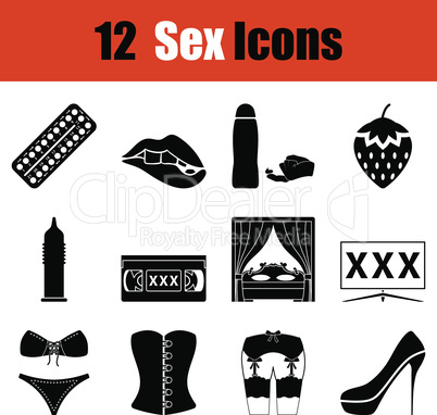 Set of sex icons