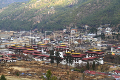 Tashichho Dzong in Thimphu