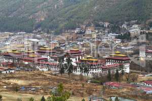 Tashichho Dzong in Thimphu
