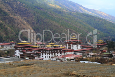 Tashichho Dzong in Thimphu