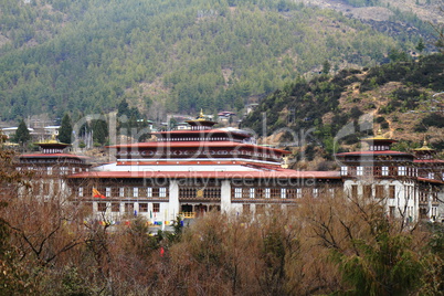 Tashichho Dzong in Thimphu