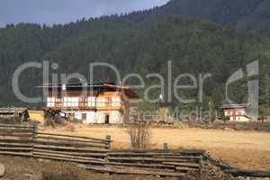 Countryside houses, Bhutan