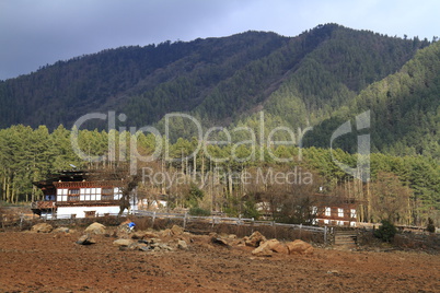 Countryside houses, Bhutan