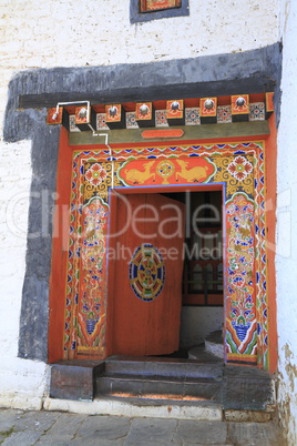 Door of Jakar Dzong