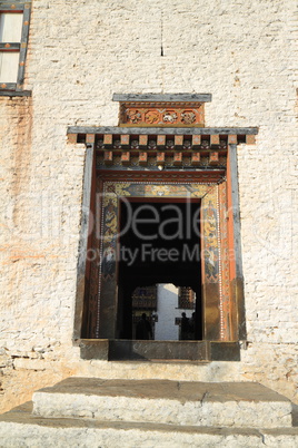 Door of Trashigang Dzong