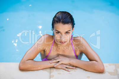 Portrait of beautiful woman