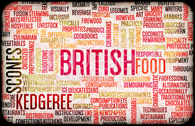 British Food Menu