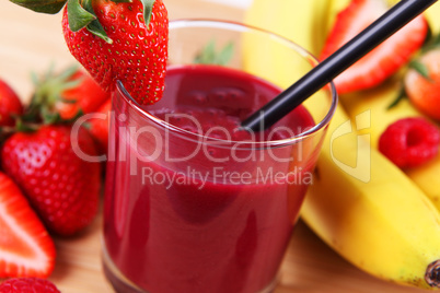 Roter Smoothie