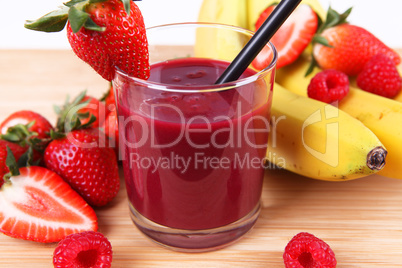 Roter Smoothie