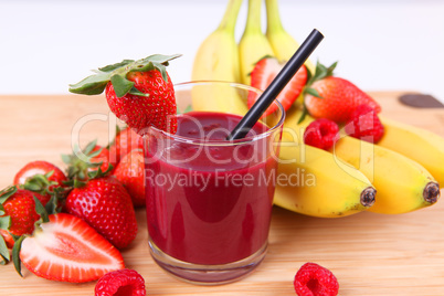 Roter Smoothie