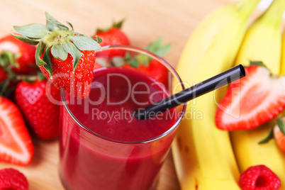 Roter Smoothie