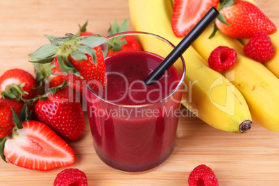 Roter Smoothie