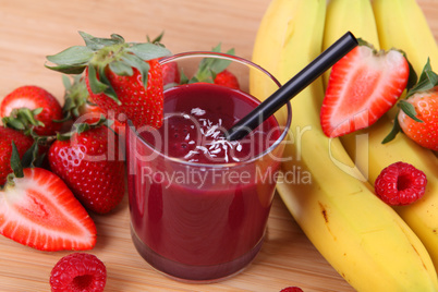 Roter Smoothie